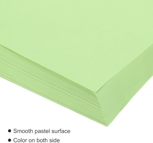 MECCANIXITY 100 Sheet Origami Paper Double Sided Light Green 11.7 x 8.3 Inch Square Sheet for Art Craft Project, Beginners, Gifts Decor - Image 4