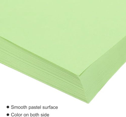 MECCANIXITY 100 Sheet Origami Paper Double Sided Light Green 11.7 x 8.3 Inch Square Sheet for Art Craft Project, Beginners, Gifts Decor - Image 4