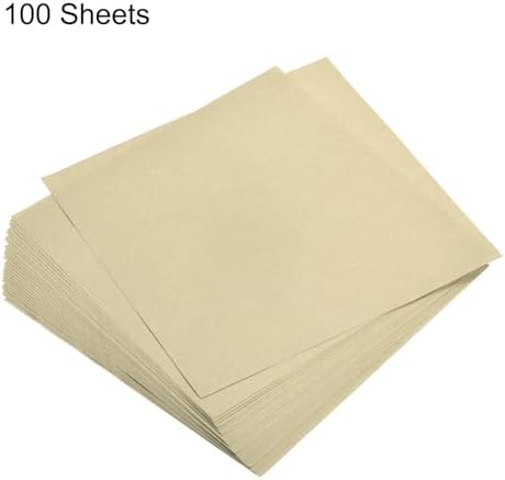 MECCANIXITY 100 Sheets Origami Paper Double Sided Dark Khaki 6x6 Inch Square Sheet for Art Craft Project, Beginners, Gifts Decor - Image 3