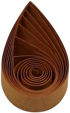 ODETOJOY 3mm Quilling Strips Brown Ochre – 120pcs, 1/8 Inch Width, Solid Color for Star Origami & Fine DIY Crafts | Premium Hand Art Supplies by ODETOJOY
