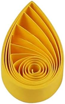 ODETOJOY Quilling Strips 5mm Paper Quilling Set Solid Color Star Origami Paper DIY Hand Crafts Single Color Quilling Paper Filigee Strips (Gold) by ODETOJOY