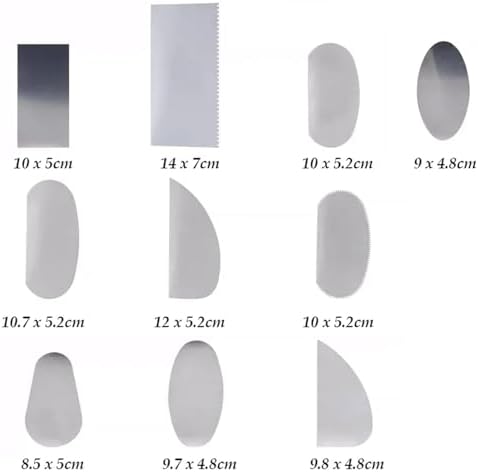 Pottery Tools Pottery Tools Wood Handmade Clay Kit Ceramics Craft Molding Shaping Scraper Polymer Sculpture Air Dry Set(Metal 3sets 30pcs) - Image 5