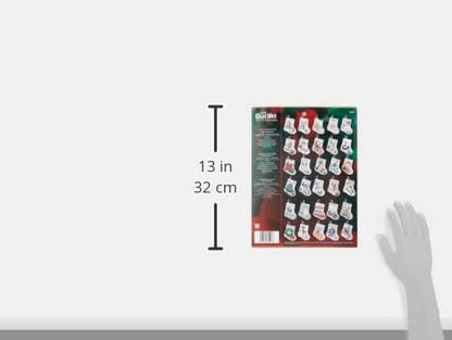 Bucilla Counted Cross Stitch Ornament Kit, 84293 Tiny Stocking, White - Image 5