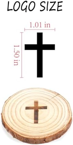 AIMOADO 1.5" Christian Cross Branding Iron, for Wood Hats BBQ & Steak - Image 2