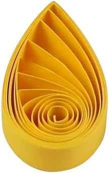 ODETOJOY Quilling Paper Strips 3mm Paper Quilling Set 120pcs Quilling Strips 1/8inch Single Color Star Origami Paper DIY Hand Crafts (Gold) by ODETOJOY