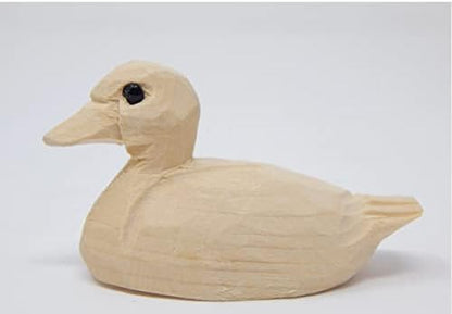 Selsela DIY Paint-Your-Own Wooden Duck Figurine - Unpainted Miniature Personalized Sculpture, Wood Craft Figurine Statue Art Small Animal for Home Decor, Gifts & Personalized Projects - Image 5