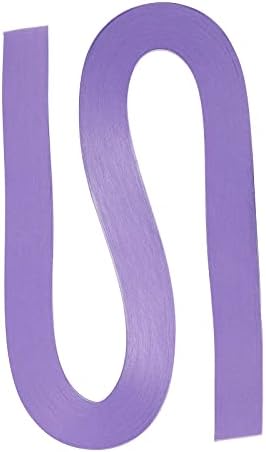 PATIKIL Quilling Strips Paper 120pcs 1/8"(3mm) 54cm Origami Paper Quilling Strip for Art DIY Hand Craft Christmas Light Purple by PATIKIL