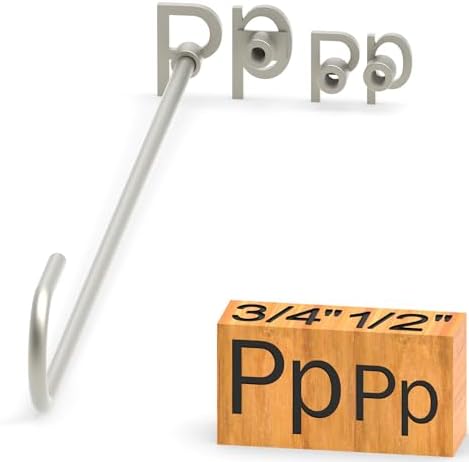 4Pcs Letters Branding Iron for Wood, Leather Branding Stamp (P p) by PKPKAUT