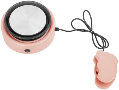 Mini Pottery Wheel for Adults & Kids, Pottery Wheel Kit for Beginners, 6" Turntable with Adjustable Speed, Complete Clay Sculpting Tools, Ideal for DIY Craft Projects & Birthday Gifts (Pink) - Image 3
