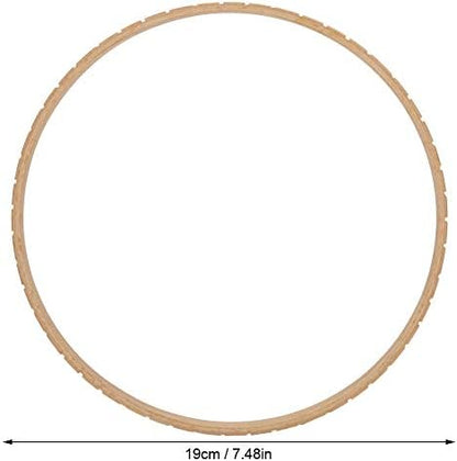 Phefop 19cm Wooden Knitting Looms Circular Knitting Machine, Manual DIY Knitting Tool, Wall Hanging Decoration, Russian Weaving Craft, Parent Child Interaction Activity - Image 2