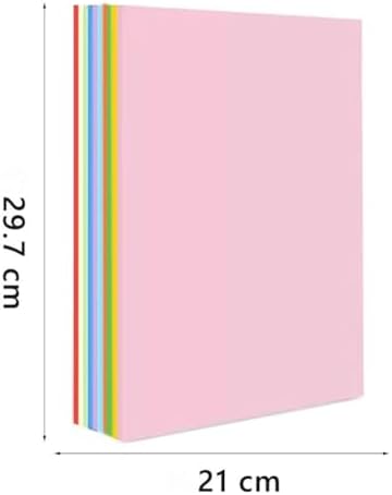 A4 Origami Paper Colorful 100 Sheets, 8.27×11.7 inch Double Sided Color Easy Fold Big Origami Paper A4 Colored Copy Papers Thin 70gsm for Beginners, DIY handwork Art Craft Projects (210 x 297 mm) - Image 2