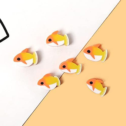 100pcs Mixed Tropical Fish Polymer Clay Spacer Beads for Women Jewelry Making DIY Bracelet Necklace Hair Clip Accessories (Tropical Fish) - Image 5