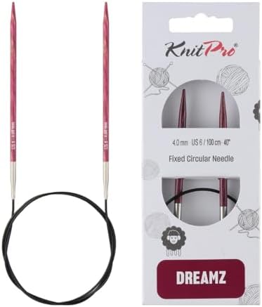 KnitPro Dreamz Fixed Circular Needles 40" (100cm) | US Size 6 (4mm) by KnitPro