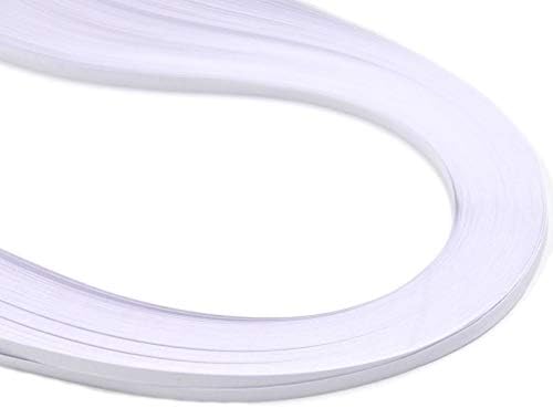 ODETOJOY White Quilling Paper Strips 7mm x 54cm 120pcs for Paper Quilling, Card Making, Scrapbooking Crafts - Image 2