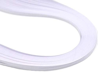 ODETOJOY White Quilling Paper Strips 7mm x 54cm 120pcs for Paper Quilling, Card Making, Scrapbooking Crafts - Image 2