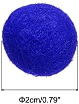 PATIKIL Wool Felt Balls Beads Wool Felting Pom 2cm 20mm Blue for Home Decor DIY Crafts Handcrafts Project Pack of 20 - Image 2