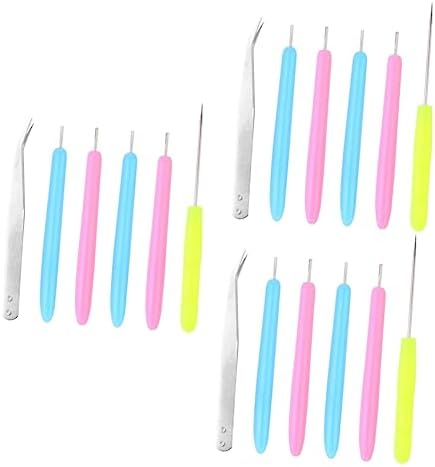 NUOBESTY 18pcs Paper Quilling Tools Rolling Pen Piercer Tweezer for Paper Quilling Kits by NUOBESTY