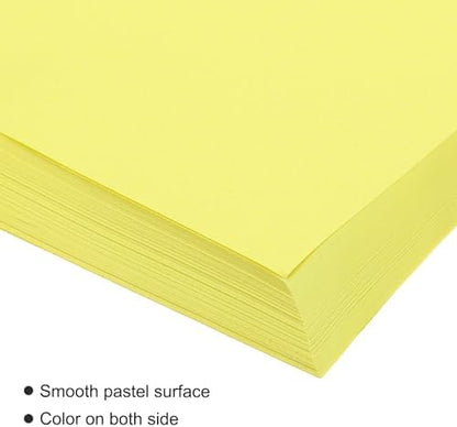 MECCANIXITY 100 Sheet Origami Paper Double Sided Bright Yellow 8.3 x 5.8 Inch Square Sheet for Art Craft Project, Beginners, Gifts Decor - Image 4
