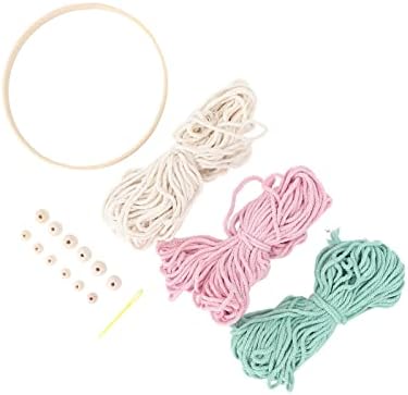 Jeanoko Macrame Kit for Beginners, Relaxing DIY Weaving Material Package for Home Decor, Cotton and Bamboo, for Adults - Image 7