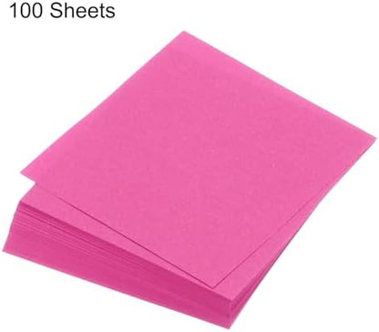MECCANIXITY 100 Sheet Origami Paper Double Sided Rose Red 5.5 x 5.5 Inch Square Sheet for Art Craft Project, Beginners, Gifts Decor - Image 3