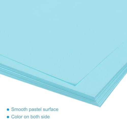 MECCANIXITY 25 Sheet Origami Paper Double Sided Light Blue 5x5 Inch Square Sheet for Art Craft Project, Beginners, Gifts Decor - Image 4