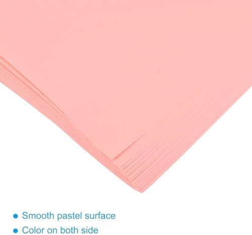 MECCANIXITY 50 Sheet Origami Paper Double Sided Fluorescent Pink 11.7 x 8.3 Inch Square Sheet for Art Craft Project, Beginners, Gifts Decor - Image 4