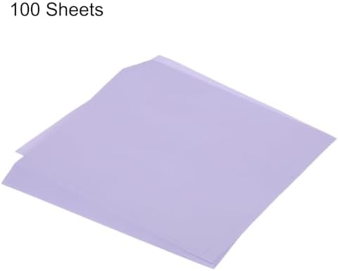 MECCANIXITY 100 Sheet Origami Paper Double Sided Light Purple 10x10 Inch Square Sheet for Art Craft Project, Beginners, Gifts Decor - Image 3