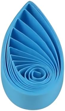 ODETOJOY Quilling Strips 5mm Blue Paper Quilling Set Solid Color Origami Paper DIY Hand Crafts Quilling Paper Strips Blue by ODETOJOY