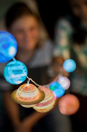 4M DIY Solar System String Lights - Outer Space Art & Craft Kit, Kids 5+ - Image 5