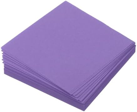 MECCANIXITY 100 Sheet Origami Paper Double Sided Deep Purple 2.5x2.5 Inch Square Sheet for Art Craft Project, Beginners, Gift Decoration by MECCANIXITY