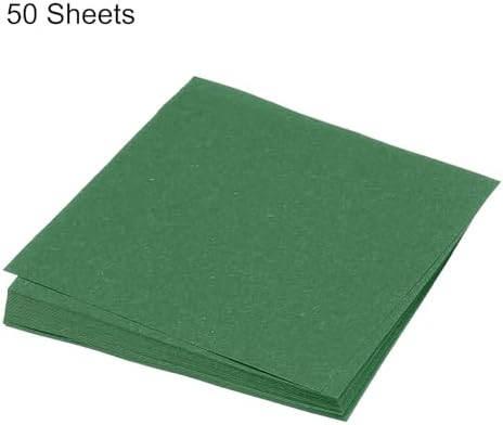MECCANIXITY 50 Sheet Origami Paper Double Sided Emerald Green 5x5 Inch Square Sheet for Art Craft Project, Beginners, Gifts Decor - Image 3