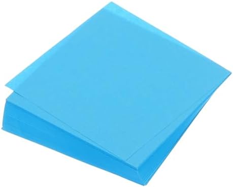 MECCANIXITY 100 Sheet Origami Paper Double Sided Aquamarine Blue 3x3 Inch Square Sheet for Art Craft Project, Beginners, Gifts Decor by MECCANIXITY