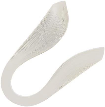 KooingTech 600PCS Quilling Paper Strips White 5 Pack Paper Quilling Strips - Image 4
