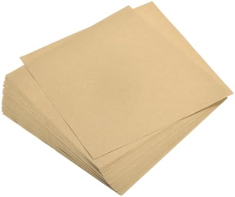 MECCANIXITY 25 Sheets 8x8 Inch(20x20cm) Origami Paper Double Sided Khaki Square Sheet for Art Craft Project, Beginners, Gifts Decor by MECCANIXITY