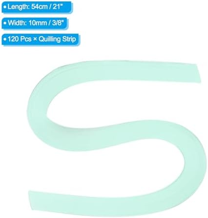PATIKIL 120pcs Quilling Strips Paper 3/8"(10mm) 21"(54cm) Origami Paper Quilling Strip for Art DIY Hand Craft Christmas, Pink Blue - Image 2