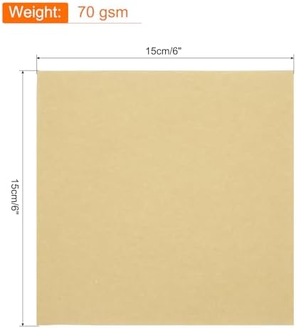 MECCANIXITY 75 Sheet Origami Paper Double Sided 6x6" Khaki - Image 2