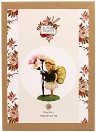 Wizardi Beginner Needle Felting Kit for Adults - Daisy Fairy. Fantasy Felting Kit 12cm Tall. Felting Tools. Wool Felting Supplies. Felt Crafts. Wool Felt. The Makerss - Image 4