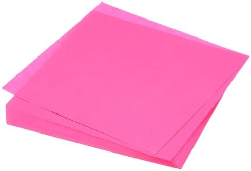 MECCANIXITY 75 Sheet Origami Paper Double Sided 6x6" Peach Pink by MECCANIXITY