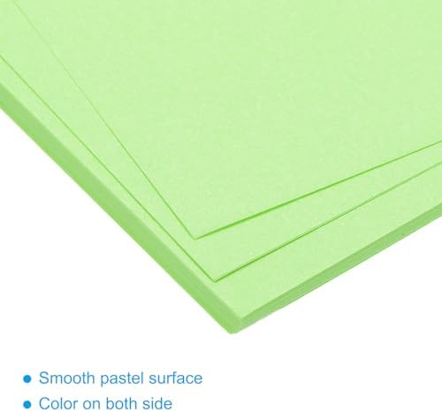MECCANIXITY 50 Sheet Origami Paper Double Sided Cream Light Green 11.7 x 8.3 Inch Square Sheet for Art Craft Project, Beginners, Gifts Decor - Image 4
