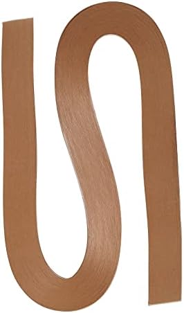 PATIKIL Quilling Strips Paper 120pcs 1/8"(3mm) 54cm Origami Paper Quilling Strip for Art DIY Hand Craft Christmas Khaki by PATIKIL