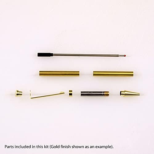 Legacy Woodturning, Slimline Pen Kit - Gold, 20 Pack, Woodworking Project Kit - Image 6
