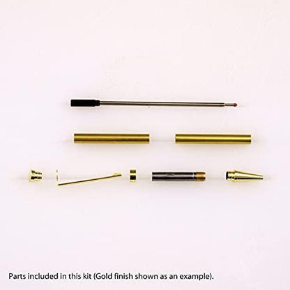 Legacy Woodturning, Slimline Pen Kit - Gold, 20 Pack, Woodworking Project Kit - Image 6