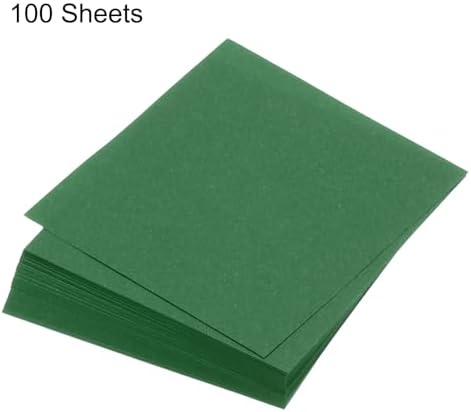 MECCANIXITY 100 Sheet Origami Paper Double Sided Emerald Green 3x3 Inch Square Sheet for Art Craft Project, Beginners, Gifts Decor - Image 3