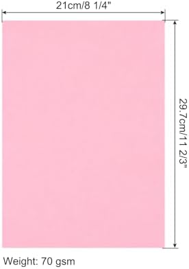 MECCANIXITY 100 Sheet Origami Paper Double Sided Pink 11.7 x 8.3 Inch Square Sheet for Art Craft Project, Beginners, Gifts Decor - Image 2