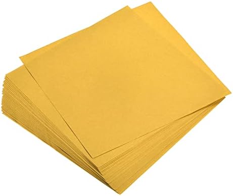 MECCANIXITY 25 Sheets Origami Paper Double Sided Gold 6x6 Inch Square Sheet for Art Craft Project, Beginners, Gifts Decor by MECCANIXITY
