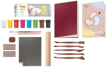 Jovi - DIY Air Dry Kit & Letter Stamp - Pottery Kit for Adults - Image 2