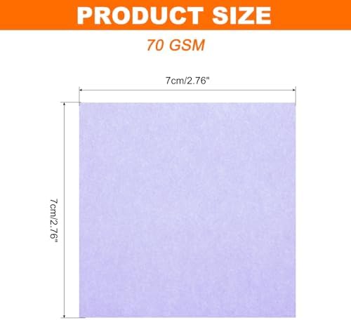 MECCANIXITY 75 Sheet Origami Paper Double Sided 3x3" Light Purple - Image 2