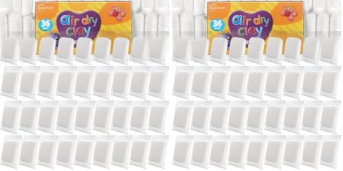 CALPALMY Air Dry Foam Clay (72 Pack), 360g White Moldable Soft Clay for Kids Gifts Partty and School Project Supplies, Perfect for Crafting Cosplay and Artistic Projects by CalPalmy