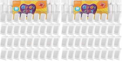 CALPALMY Air Dry Foam Clay (72 Pack), 360g White Moldable Soft Clay for Kids Gifts Partty and School Project Supplies, Perfect for Crafting Cosplay and Artistic Projects by CalPalmy