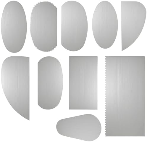Pottery Tools Set for Beginners, 12 PCS Stainless Steel Clay Sculpting Tools, Ceramic Scrapers & Serrated Ribs for Trimming, Shaping & Texturing, Clay Modeling Tools Kit by Cranviech